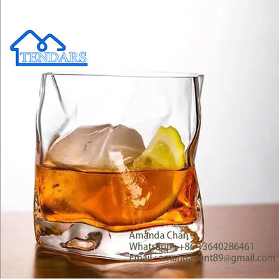 Party-Zelt-Zubehör,gewickeltes Whisky-Glas in Form eines Haushaltsglases mit klarem Kristallglas