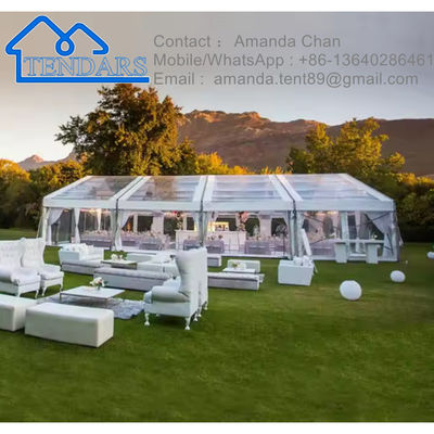 Komfortabel Schöne Aluminiumrahmen Hochzeit Ein Formzelt/Ein Rahmen Transparentes Marquee Zelt