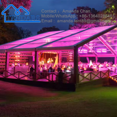 Warmverkauf UV-beständig Klardach Party Hochzeitszelt Transparentes Dach Veranstaltung Marquee Zelt
