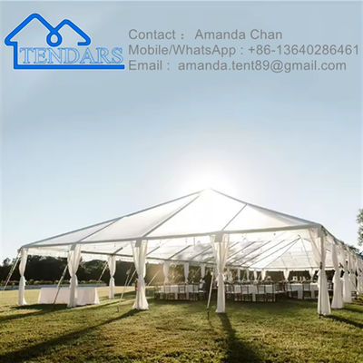 Aluminium Permanent Wasserdicht PVC Beschichtet Transparent Marquee Hochzeitsparty Zelt zum Verkauf