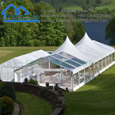Großes Aluminium-Marquee-Zelt klares Veranstaltungszelt für Partys, Hochzeiten, Outdoor-Aktivitäten und so weiter
