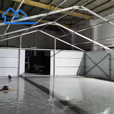 Einfache Installation Modularer Feuerabwehrmittel kundenspezifisches großes Industrielager Außenlagerzelt