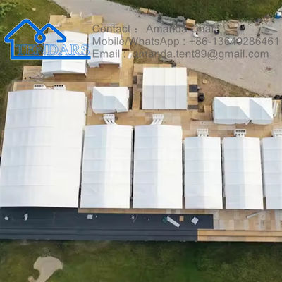 Aluminiumrahmen Weiß feuerretardierendes Industrielagerzelt Dachzelt