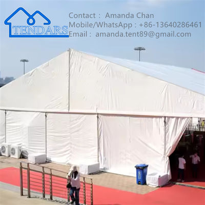 Großes, individuelles weißes Festzelt für Hochzeitsempfang im Freien, Aluminium-Party-Event-Überdachungsstruktur