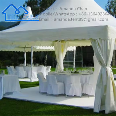 Outdoor Custom Aluminiumlegierung Pagode Hochzeitsmarke Zelt Geschäftsveranstaltungen Partys Baldachinstruktur