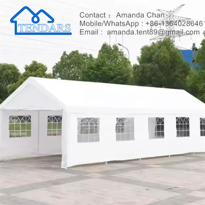 Schnelle Montage Abschlussfeier Markierteile Zelte Wasserdicht PVC Aluminiumlegierung Rahmen Erweiterte Baldachinstruktur