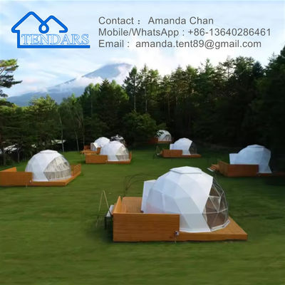 Glamping Luxus Outdoor PVC Dome Hotel Haus Kuppel Zelt Halbkuppel Zelt für Aktivitäten