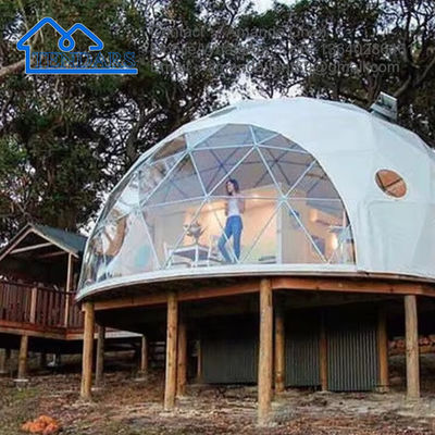 Hotel Wasserdicht Geodäsische Glamping Kuppel Zelte Haus Außen gewerbliche Struktur