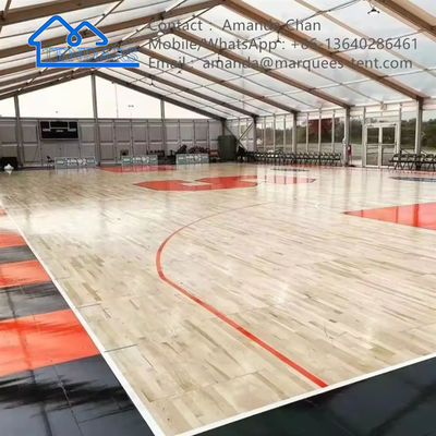 Einfach zu montierendes Sportzelt für eine schnelle und unkomplizierte Installation