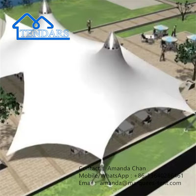 Resort Villa Landschaftszelt PVDF Membranstrukturzelt für den Außenpark