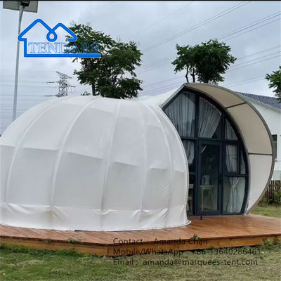 Neues Design Luxushotel Camping Zelt Schneckenform Glamping Zelte für Resorts