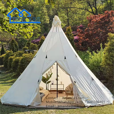 Wasserdichtes Teepee-Yurt-Zelt für Familien Campingzelt für Campingjagd