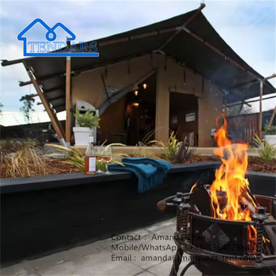 Vorgefertigtes Holz-Hoteltent Glamping Loft Safari-Zelt im Freien