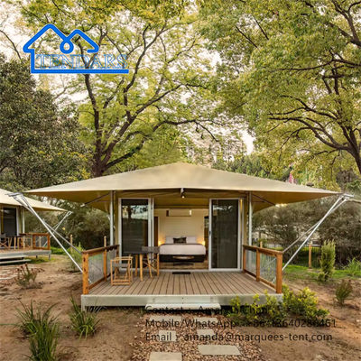 Individuell angepasste Resort Membranstruktur Hotelzelt Außenzelt zum Glampen