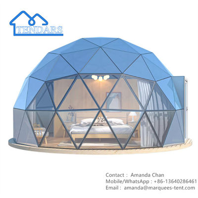 Maßgeschneiderte Größe Große Glamping Dome Zelt Hotel Stil Für Familiencamping