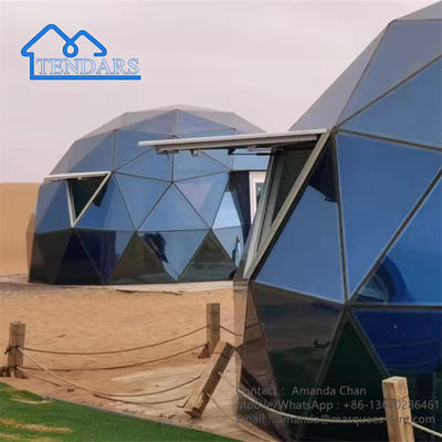 Outdoor Aluminium Camping Hotel Dome House Glaszelt für Glamping-Veranstaltung