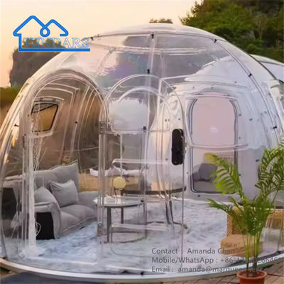 Polykarbonat Kuppelzelt Transparent Prefab Kuppelhaus Zelt für den Außenbereich