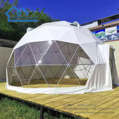 Winter-Igloo Geodätische Kuppel Heimzelt Hotel Glamping-Kuppelzelt für den Außenbereich