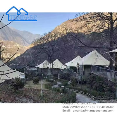 Wild Wasserdicht Luxus Hotel Stil Wüstenzelte Outdoor Glamping Zelt Outdoor