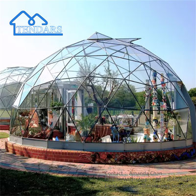 Fabrik Wasserdicht Aluminium Geodätische Glamping Kuppel Zelte Haus mit Bad