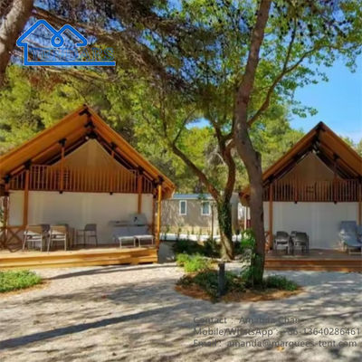Outdoor Canvas Mobile Safari Living Resort Glamping Zelt Luxus Hotel