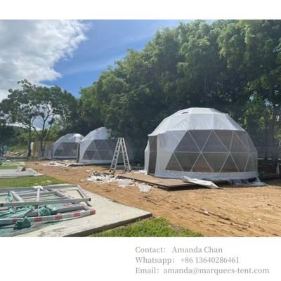 Wirtschaftlich angepasst Outdoor-Hotel Luxus-Dome-Haus Glamping Round Dome Zelt für die Messe
