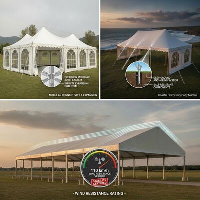18x30m Pagoda Style M Series Clear Span A-Frame Marquee Party Tent Waterproof High Peak Pagoda Festival Beer Garden