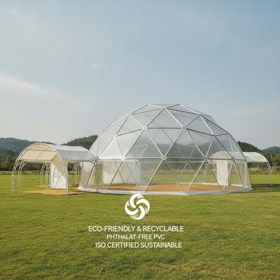 Umweltschonende, recycelbare Party-Marquee-Zelte Phthalattfrei PVC ISO-zertifizierte nachhaltige Veranstaltung Canopy-Struktur