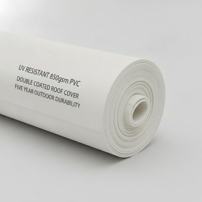 UV-beständiger 850 g/m² PVC-Party-Festzeltstoff, doppelt beschichtete Dachabdeckung, fünf Jahre Haltbarkeit im Freien