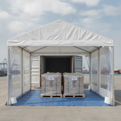Exporttaugliches Party-Festzelt für Containerverladung ISPM 15, begaste Palettenverpackung, europäische versandfertige Überdachungsstruktur