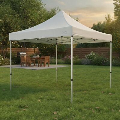 Premium Hinterhof Party Heckschranke Baldachin Zelt Instant Setup Pop-Up Aluminiumrahmen NFPA 701 USA