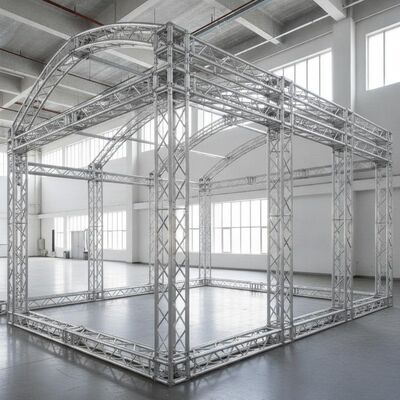 Industrielle CNC-Präzisions-Veranstaltungsstruktur, schwerer Aluminiumrahmen, TÜV-zertifiziertes deutsches Messehallen-Festzelt