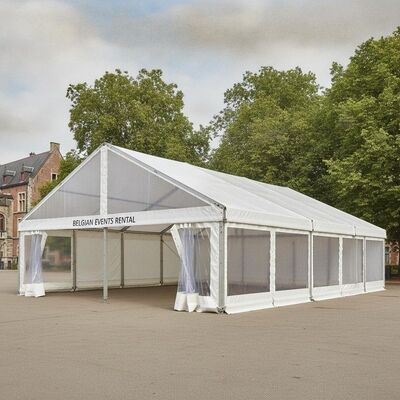 All-Weather Wasserdicht Aluminium Party Marquee Zelt PVC-Abdeckung für belgische Outdoor-Events Mietmarkt