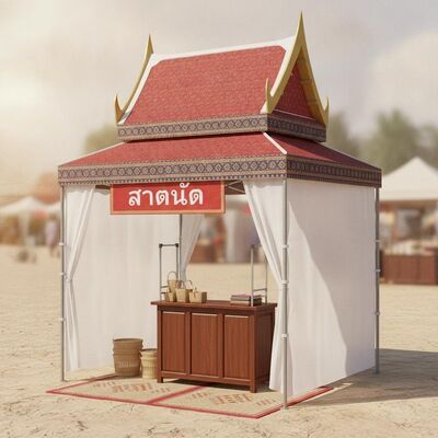 Schnelle Einrichtung Klappzelt für Party-Marquee-Zelte Thailand Festivalmarkt Stall Baldachin Pop-up Shelter Portable