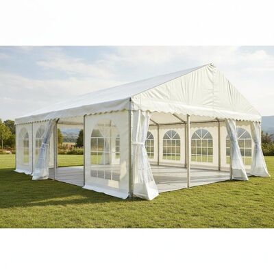 Robuste PVC-Festzelt mit abnehmbaren Seitenwänden, Stahlrahmen, Outdoor-Pavillon