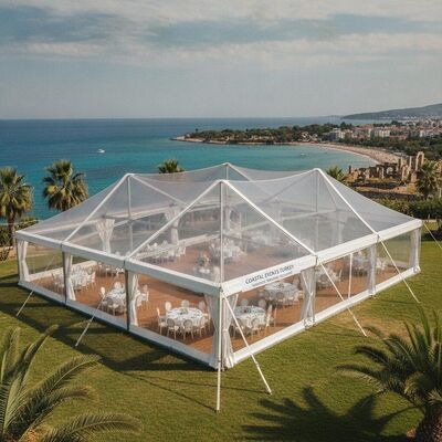 Winddichter, verstärkter Rahmen, Party-Festzelt, Küsten-Outdoor-Events, Türkei, Hochzeitssaison-Lieferant