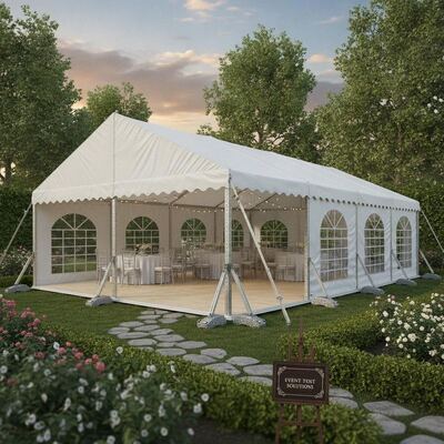 Verstellbare Beine Aluminiumrahmen Party Marquee Zelt Ebene Boden Einrichtung für Schräg Garten Hochzeitsort