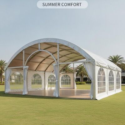 Isolierte Dach-Aluminiumrahmen-Party-Zelt-Thermoauskleidung für heiße Sommer-Outdoor-Feiern