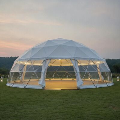 Aluminiumrahmen Partyzelt wasserdichtes PVC-Dach abnehmbare Wände für Outdoor-Events