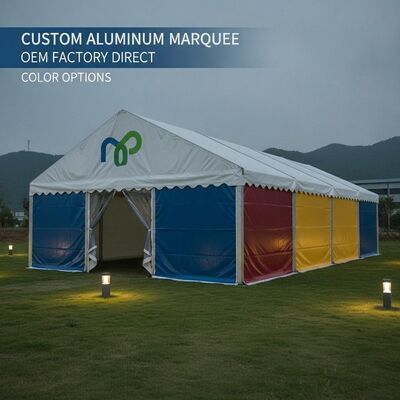 Benutzerdefinierte Aluminium Party-Festzelt-OEM-Fabrik Direkt mit Logo-Druck Farbauswahl